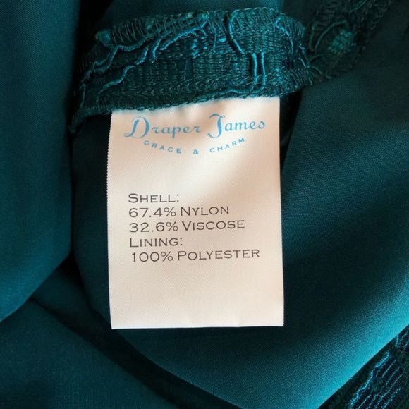 Draper James Lace Bell-Sleeve Cocktail Dress in Deep Teal Lace size 2 - Picture 12 of 13